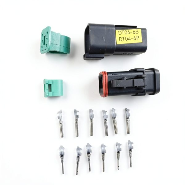 Genie 6 Pin Connector, DT06, Copper, PVC, 6 Pin, Scissor Lift Connector-1