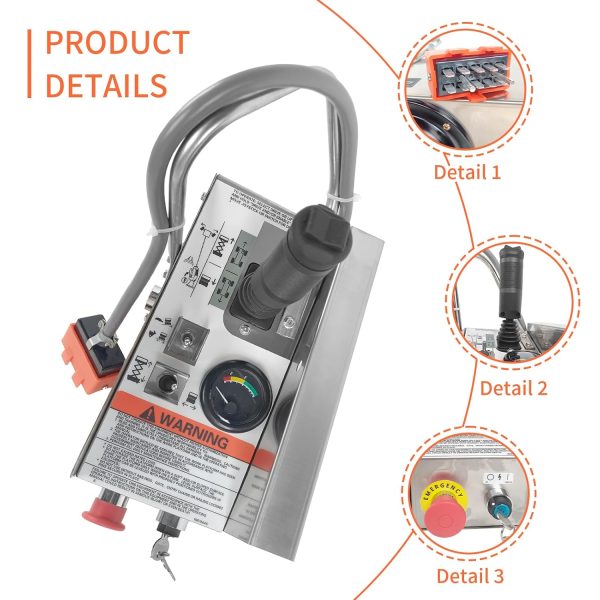 116063 Aerial Work Platform Access Equipment Spare Parts Control Box Compatible with SkyJack Scissor Lift SJIII 3215 3219 3220 3226 4626 4632-3