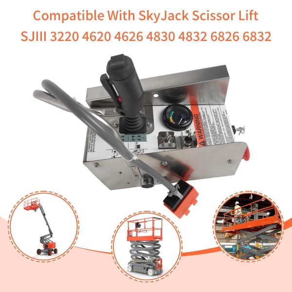 116063 Aerial Work Platform Access Equipment Spare Parts Control Box Compatible with SkyJack Scissor Lift SJIII 3215 3219 3220 3226 4626 4632-2