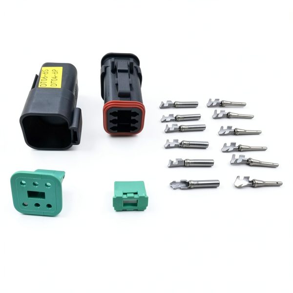 Genie 6 Pin Connector, DT06, Copper, PVC, 6 Pin, Scissor Lift Connector-0