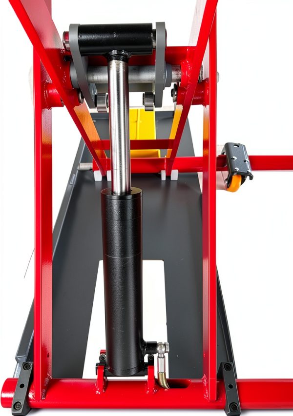 KT X77 medium height scissor lift MOTOOL Red for Cars-3