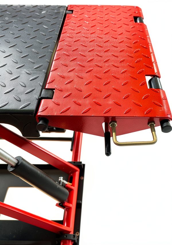 KT X77 medium height scissor lift MOTOOL Red for Cars-4