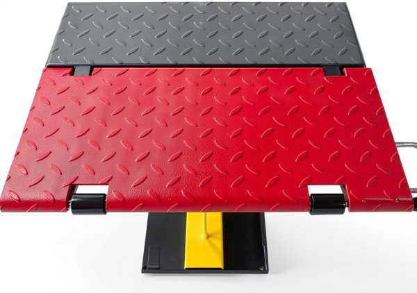 KT X77 medium height scissor lift MOTOOL Red for Cars-5