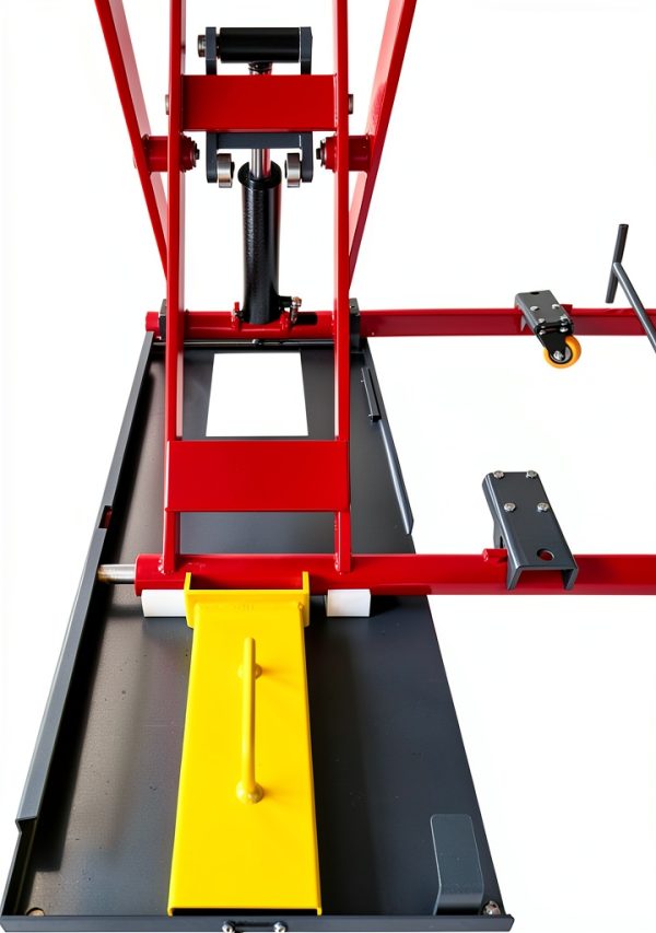 KT X77 medium height scissor lift MOTOOL Red for Cars-2